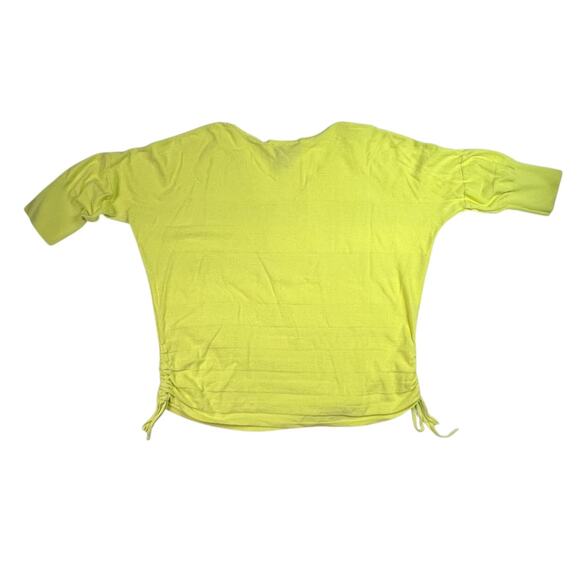 Lane Bryant 3/4 Sleeve V-Neck Sweater Plus Size 14/16 Yellow 100% Cotton - Picture 8 of 13